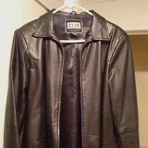 BLACK LEATHER JACKET